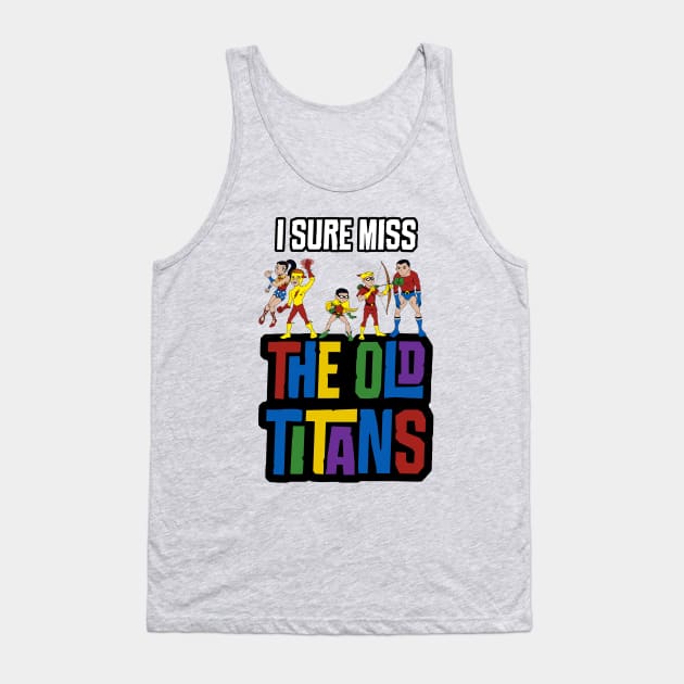 Old Titans Tank Top by joshthecartoonguy